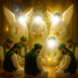 Heavenly beings attend majlis