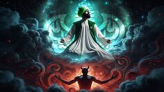 heavenly realm above satanic realm