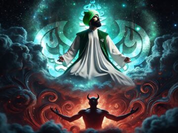 heavenly realm above satanic realm
