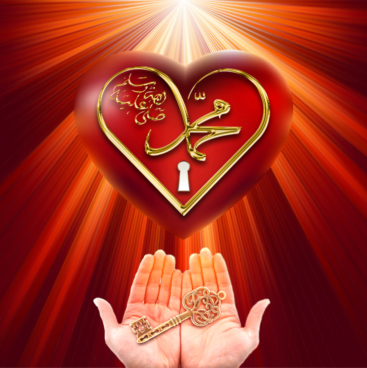 key to love & heart for Prophet (s)