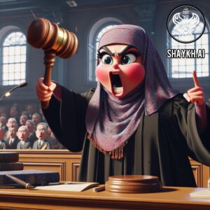 woman judging others