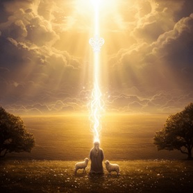 light-casting-man-sheep