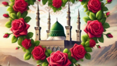 madina-green-dome-heart-wreath