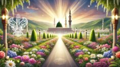 madina sharif garden of paradise_AI