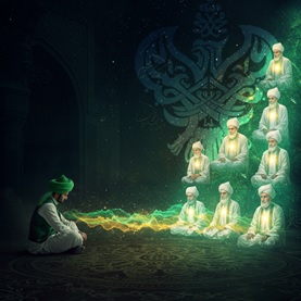 Man connects to pious souls