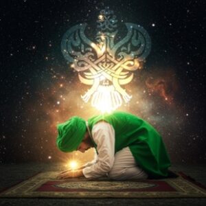 Man going in sujood
