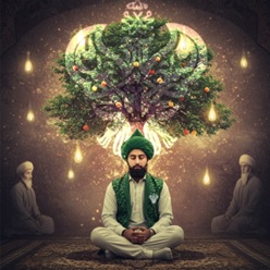 Man grows like tree