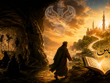man leaving cave of shadows