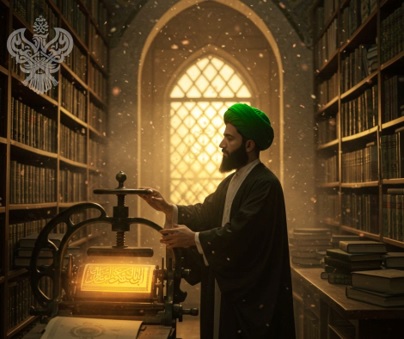 man-printing-books