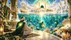 man sitting by Muhammdan ocean