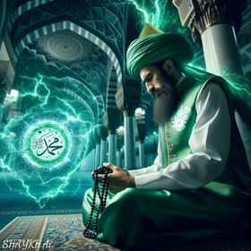 Man with tasbih by Muhammadan vortex