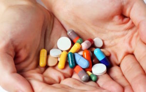 mixed medicine,different pills togather