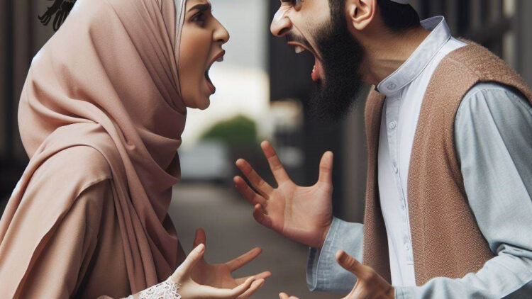 muslim-man-woman-yelling-each-other