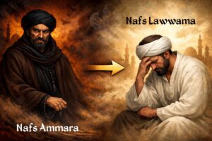 Men with Nafs Ammara, Nafs Lawwama
