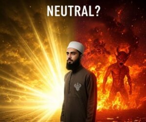 Dark and light sides questioning neutral