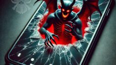 phone-cracked-demon-within