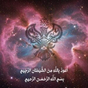 Pink galaxy in universe