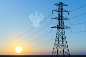 power lines across the sky