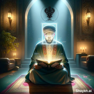 Man enlightened by reading Holy Qur'an