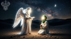 S. Jibreel (as) teaching S. Adam (as)
