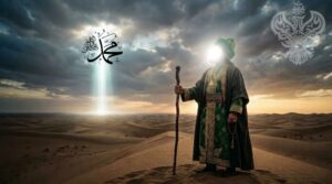 S Musa (as) looking at Muhammadan light