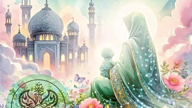 s. fatima as, woman with a kid
