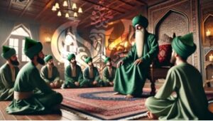 Shaykh addresses his students