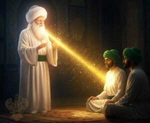Shaykh emits lights to students