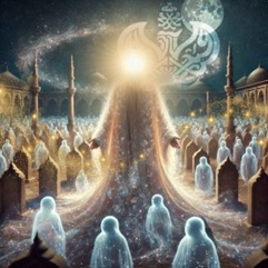 Shaykh figure leading souls