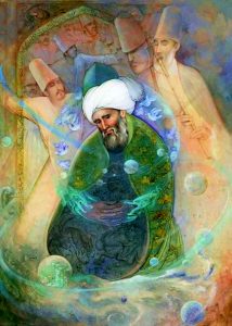 shaykh meditating,in zhikr, sufi dervish