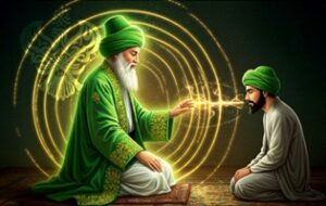 Shaykh and murid share electric connection