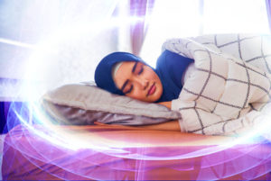 sleeping head covered, energy protection,