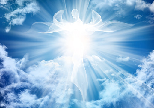 angelic light of heaven, ascension to heaven