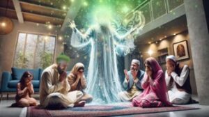 Soul intercedes for group of people