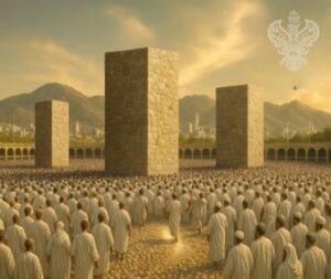 Three towers of Jamarat