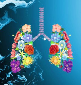 lungs made of flowers,nafas ar rahma