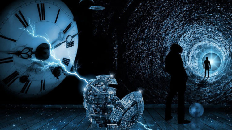 time travel, portal, energy, clock