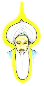 turban face light Energy of Head and beard muraqabah - Shaykh