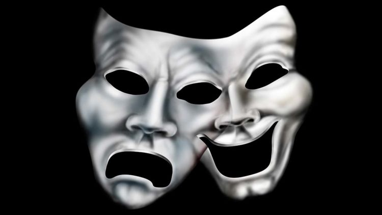 two-faced masks hypocrite