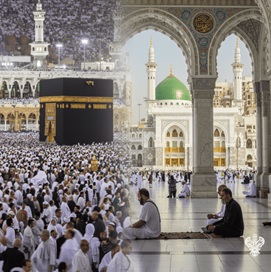 Visitors at hajj and Madinatul Munawara