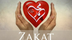 zakat hands around heart Prophet Muhammad (s)