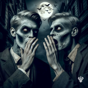 Zombies backbiting to each other